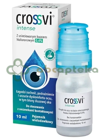 Crossvi Intense krople do oczu,          10 ml