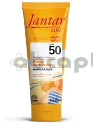 Farmona Jantar, Sun bursztynowy nawilżający krem do twarzy SPF 50, 50 ml