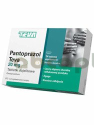 Pantoprazol Teva 20 mg 14 tabletek