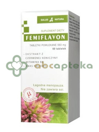 Femiflavon 560 mg, 60 tabletek