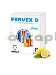 Fervex D, granulat do sporządzania roztworu doustnego, 8 saszetek
