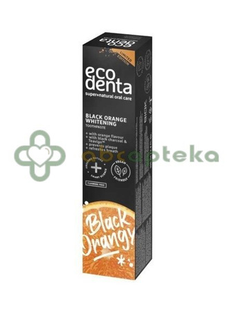 Ecodenta Black Orange, wybielająca pasta do zębów, 100 ml