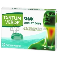 Tantum Verde, smak eukaliptusowy, 30 pastylek