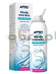 Woda morska hipertoniczna APTEO, 100 ml