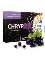 Chrypex o smaku czarnej porzeczki 30 pastylek