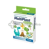 MultiPlast Dinozaury, zestaw plastrów dla dzieci, 10 sztuk