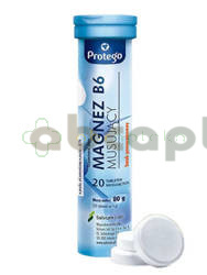 Protego Magnez B6 Musujący, 20 tabletek musujących