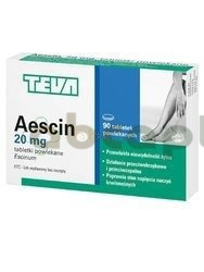 Aescin, 20 mg, 90 tabletek powlekanych