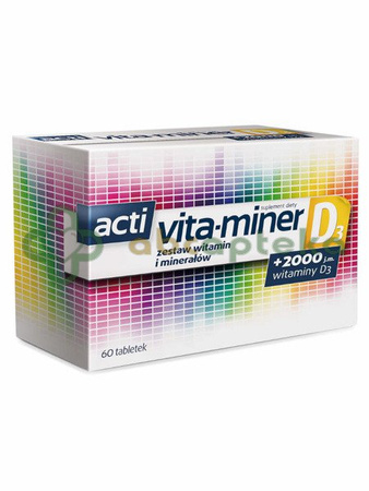 Acti Vita-miner D3 60 tabletek