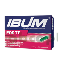 Ibum forte, 400 mg, 12 kapsułek