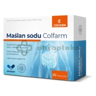 Maślan Sodu 300 mg Colfarm, 60 kapsułek