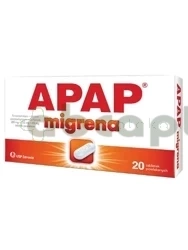 Apap Migrena 250 mg+250 mg+65 mg    20 tbl