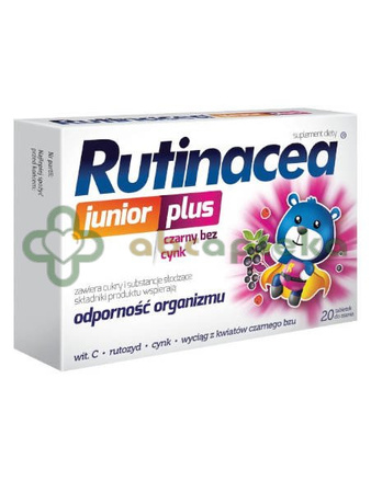 Rutinacea Junior Plus, 20 tabletek do ssania | DATA WAŻNOŚCI 30.09.2025