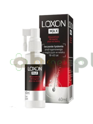 Loxon Max, 5%, płyn na skórę, 60 ml