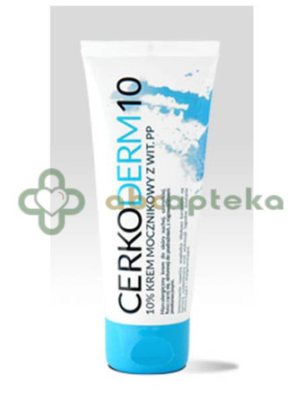 Cerkoderm 10, 10% krem mocznikowy, 75 ml, 