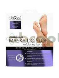 L'BIOTICA maska do stóp złuszczająca, 40 ml (nasączone skarpetki, 1 para)