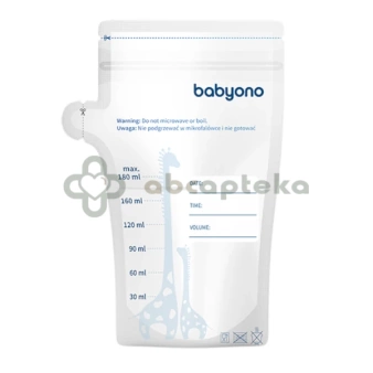 Babyono woreczki do przechowywania pokarmu 180 ml, 30 sztuk