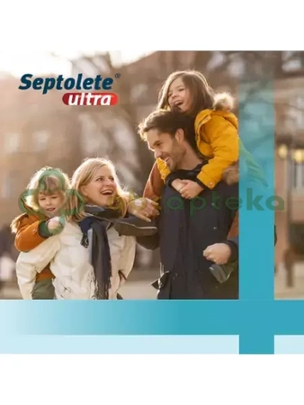 Septolete Ultra o smaku cytryny i czarnego bzu, 16 pastylek