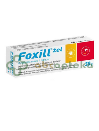 Foxill, 1mg/g, żel, 30 g, 