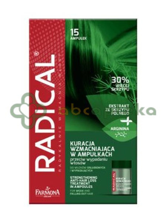 RADICAL kuracja wzmacniająca, 5 ml x 15 ampułek