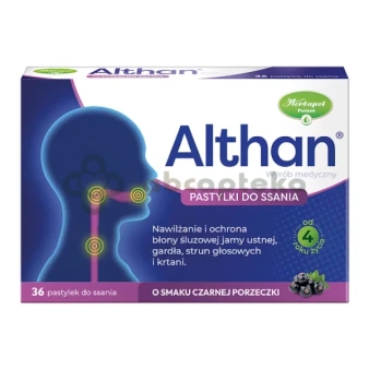 Althan, pastylki do ssania, 36 pastylek