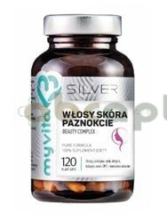 MYVITA Silver Włosy, skóra, paznokcie, 120 kapsułek