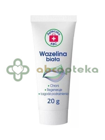 APTECZKA ABC, Wazelina biała kosmetyczna, 20 g