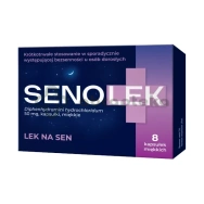 Senolek 50 mg, 8 kapsułek