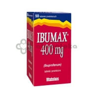 Ibumax 400 mg, 50 tabletek