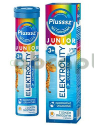 Plusssz Junior Elektrolity Complex, 20 tabletek musujących