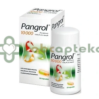 Pangrol 10 000, 50 kapsułek | DATA WAŻNOŚCI 31.10.2025