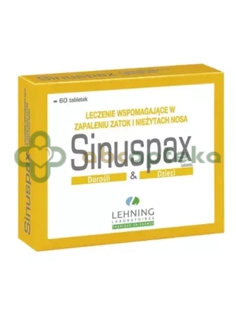 Lehning Sinuspax, 60 tabletek