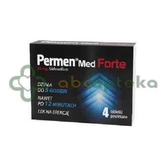 Permen Med Forte 50 mg, 4 tabletki powlekane | DATA WAŻNOŚCI 30.06.2026