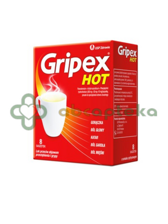 Gripex Hot, 8 saszetek