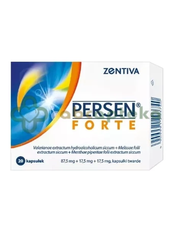 Persen forte, 20 kapsułek | DATA WAŻNOŚCI 31.05.2026