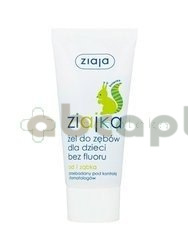 Ziajka żel do zębów dla dzieci bez fluoru 50 ml