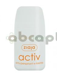 Ziaja Activ, anty-perspirant w kremie, roll-on, 60 ml