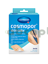COSMOPOR Skin Color, opatrunek na rany pooperacyjne, samoprzylepny, chłonny, jałowy, cielisty, 10 cm x 8 cm, 5 sztuk | DATA WAŻNOŚCI 01.05.2026