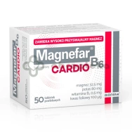 Magnefar B6 Cardio, 50 tabletek