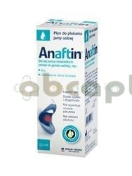 Anaftin płyn do płukania jamy ustnej 120 ml