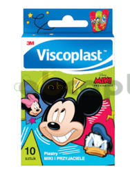 Viscoplast Miki i Przyjaciele, plastry dla dzieci, 10 sztuk