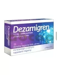 Dezamigren 12,5 mg, 2 tabletki powlekane