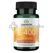 SWANSON Witamina E 400, 60 kapsułek