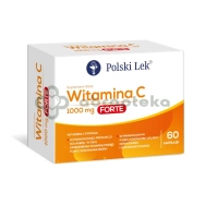 Witamina C Forte Polski Lek (Cewitan), 1000 mg, 60 kapsułek
