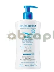 Neutraderm Baby, łagodny żel myjący 3w1, 400 ml  