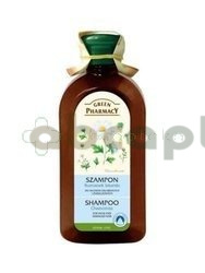 Green Pharmacy, szampon z rumiankiem lekarskim do włosów osłabionych, 350 ml
