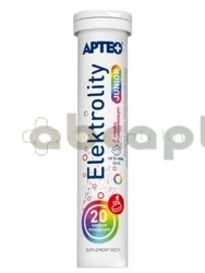 Elektrolity Junior APTEO, 20 tabletek musujących | DATA WAŻNOŚCI 31.03.2027
