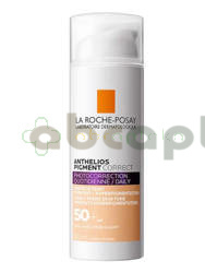La Roche-Posay Anthelios Pigment Correct, barwiący krem ochronny do twarzy, SPF 50+, 50 ml