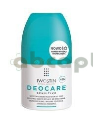 Iwostin Deocare Sensitive antyperspirant do skóry wrażliwej roll-on 50 ml | DATA WAŻNOŚCI 31.05.2025