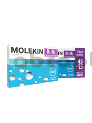 Molekin D3 + K2, 45+15 tbl